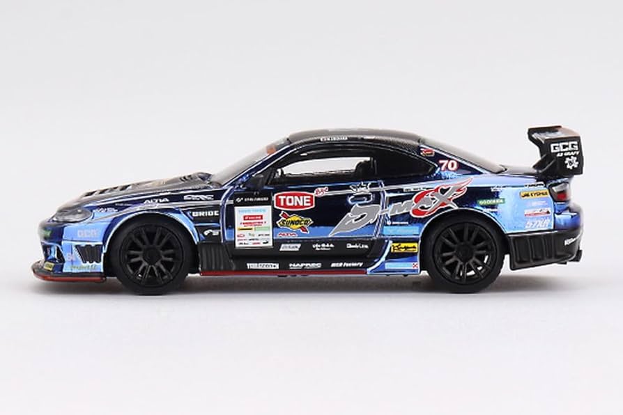 Amazon | MINI GT 1/64 Nissan シルビア (S15) D1 GP 2023#70 D-MAX