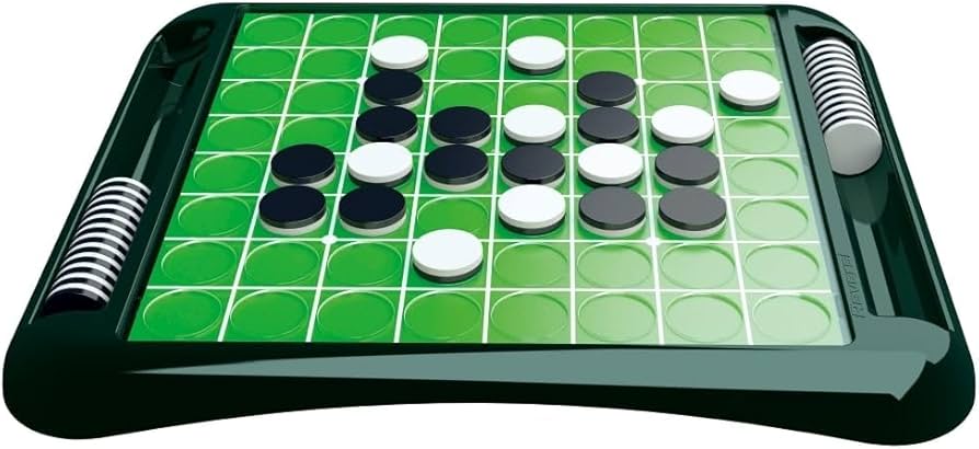 Amazon.co.jp: ハナヤマ(HANAYAMA) 本格リバーシ 盤面の透明枠で駒が