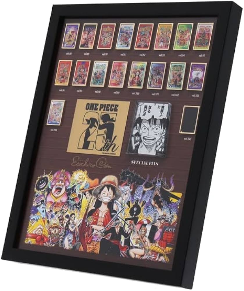 Amazon.co.jp: ONE PIECE ワンピース 連載25周年記念 額装ピンズセット
