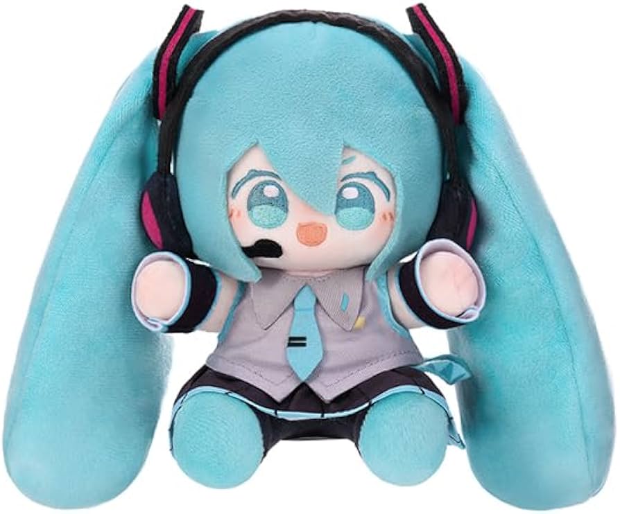 Amazon.co.jp: 初音ミク人形，15CMお座りぬいぐるみ，