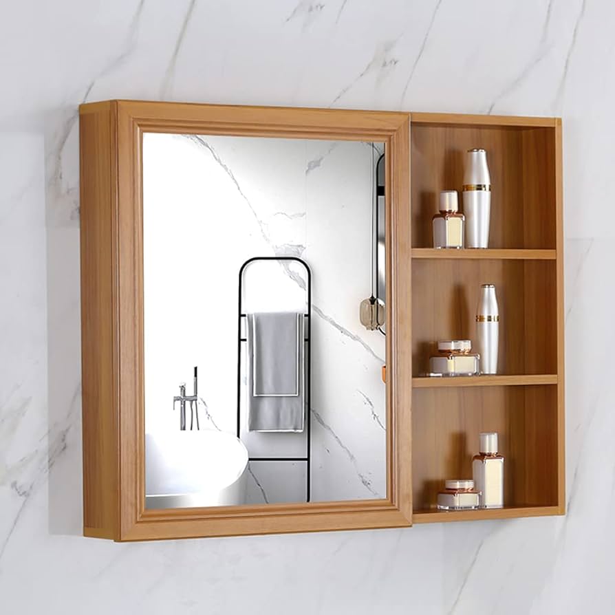 Amazon.co.jp: スペースアルミミラーキャビネット壁掛けミラー