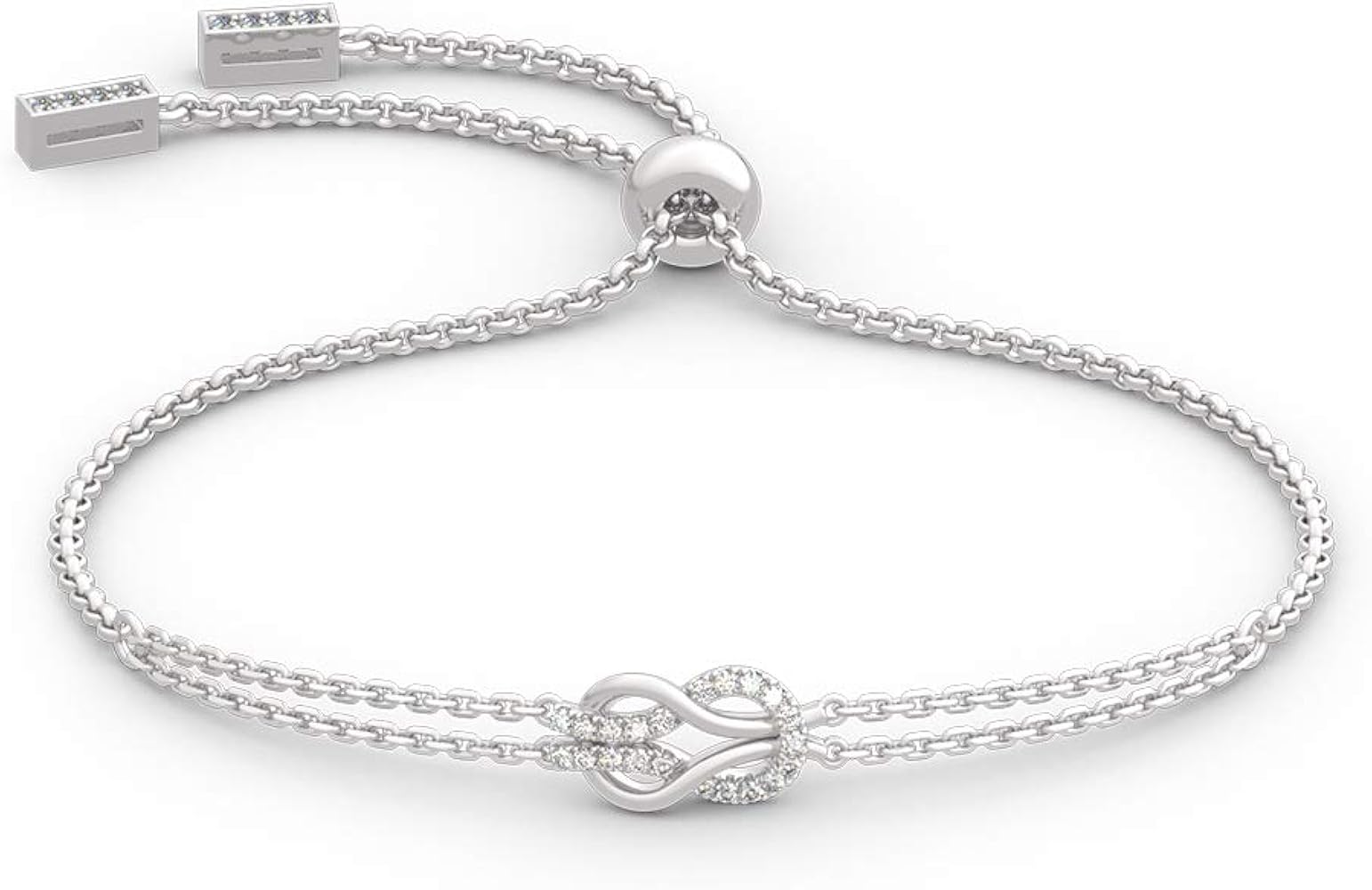Amazon | Jeulia インフィニティ ブレスレット シルバー925 レディース