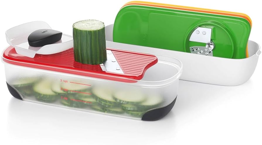 Amazon.com: OXO Good Grips Spiralize Grate & Slice Set, Multi