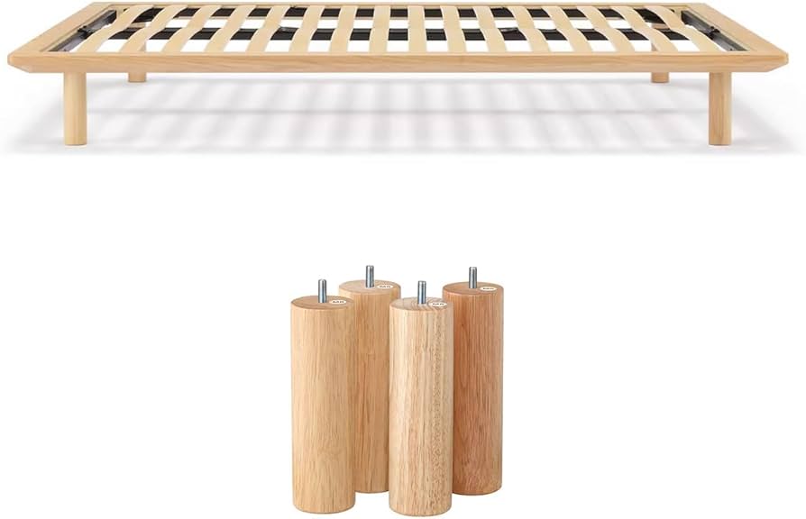 Amazon｜【セット買い】無印良品 木製ベッドフレーム オーク材突板