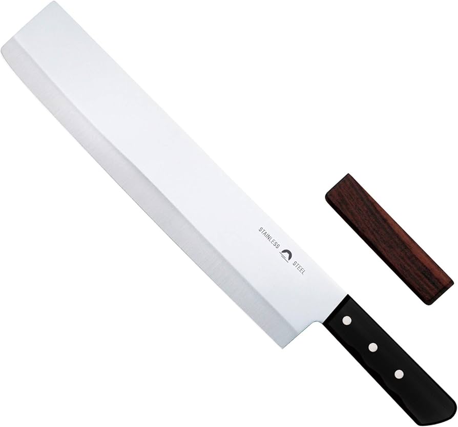Amazon｜TWR 藤次郎 大型万能包丁 補助柄付 345mm 日本製 ステンレス