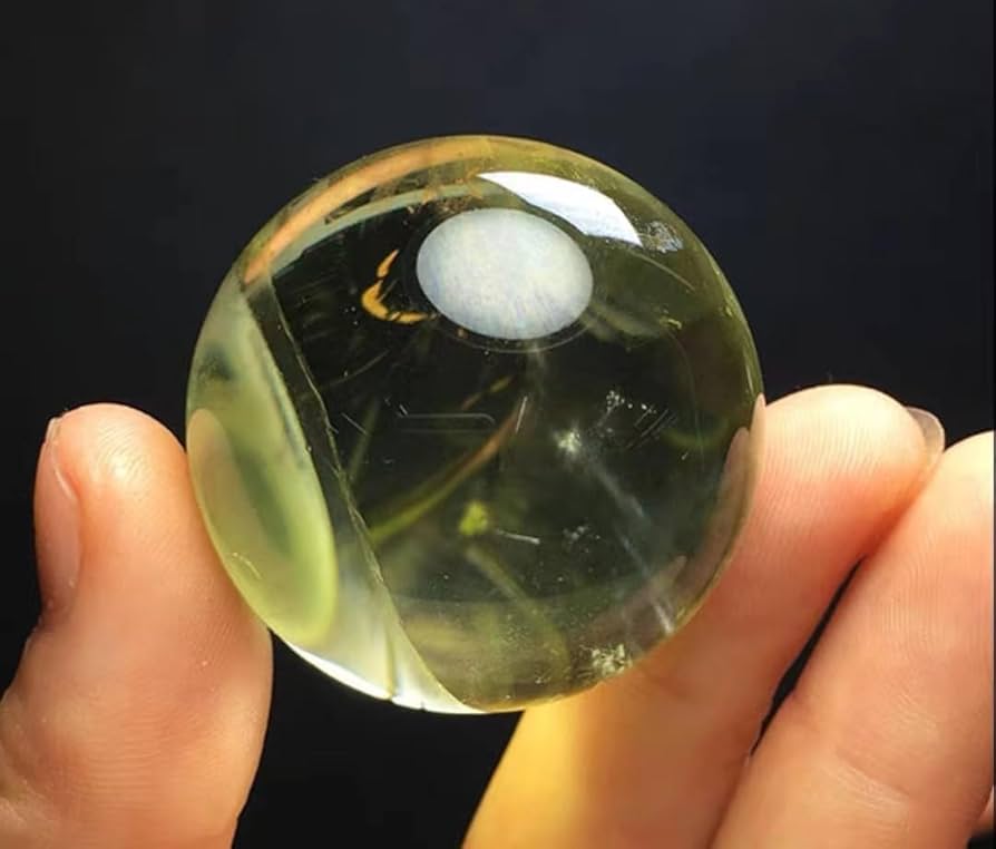 Amazon.co.jp: シトリン 丸玉 Citrine 黄水晶 シトリン 原石 厄除け