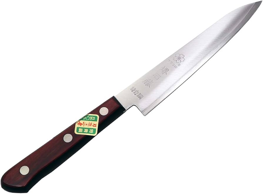 Amazon | 堺石藤 得青鋼（青紙スーパー鋼）本割込 ペティナイフ | e