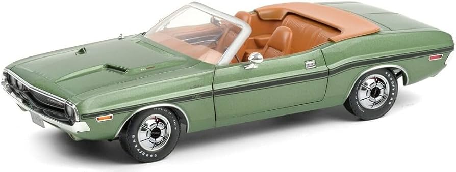 Amazon.com: 1970 Dodge Challenger R/T Convertible F8 Green