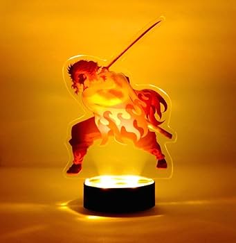 Amazon.co.jp: 鬼 滅 無限列車編 煉獄杏寿郎 光る 心を燃やせアクリル