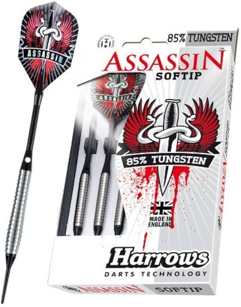 Amazon | Harrows ASSASSIN 18gR SP 【ソフトダーツ】 高純度化済み