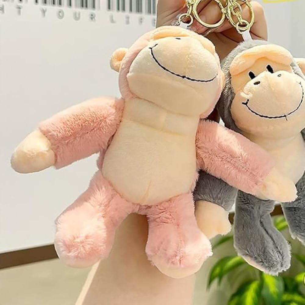 Amazon.co.jp: [88flix] ゴリラ キーホルダー ぬいぐるみ 猿 サル