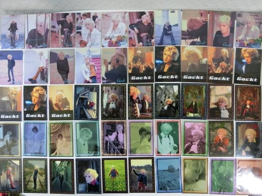Amazon.co.jp: Gackt 『トレーディングカード 62枚セット』 ガクト
