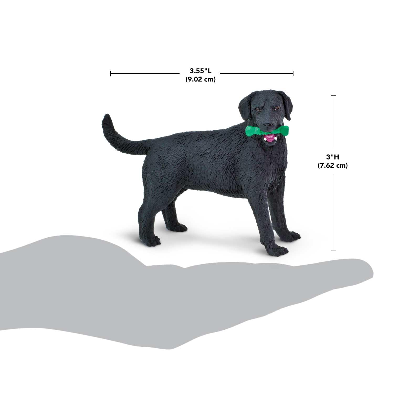 Amazon.com: Safari Ltd. Black Labrador Retriever Figurine - Hand