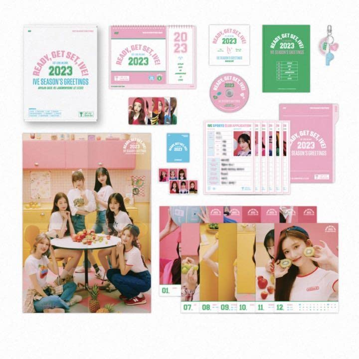 Amazon.co.jp: IVE シーグリ ダイアリー カレンダー 5点セット : おもちゃ