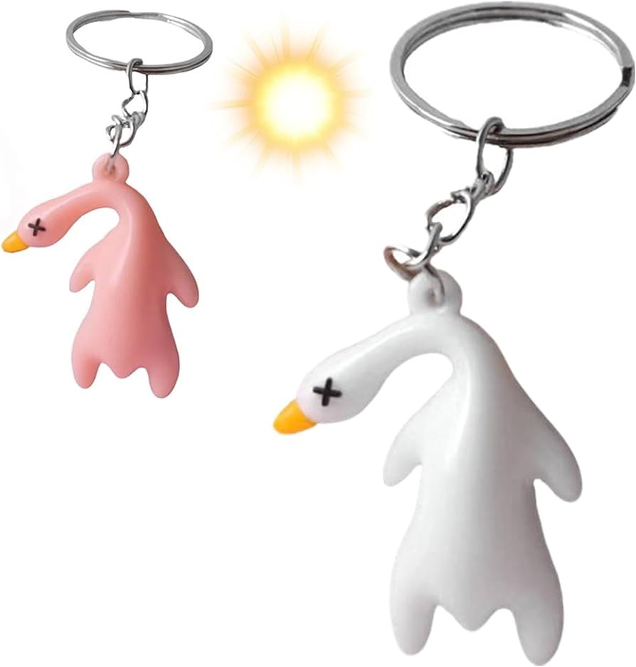 Amazon.co.jp: Shnmersy 色が変わるローストダック キーホルダー