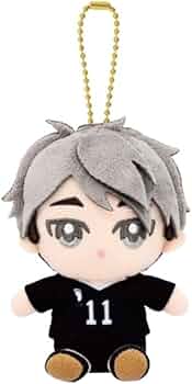 Amazon.co.jp: ハイキュー!! 宮治 Chibiぬいおすわりマスコット : おもちゃ