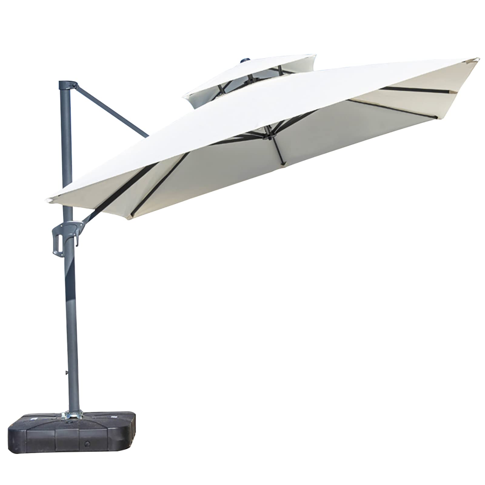 Amazon.co.jp: ViCoopZim ガーデンパラソル 大型 パラソル 風に強い