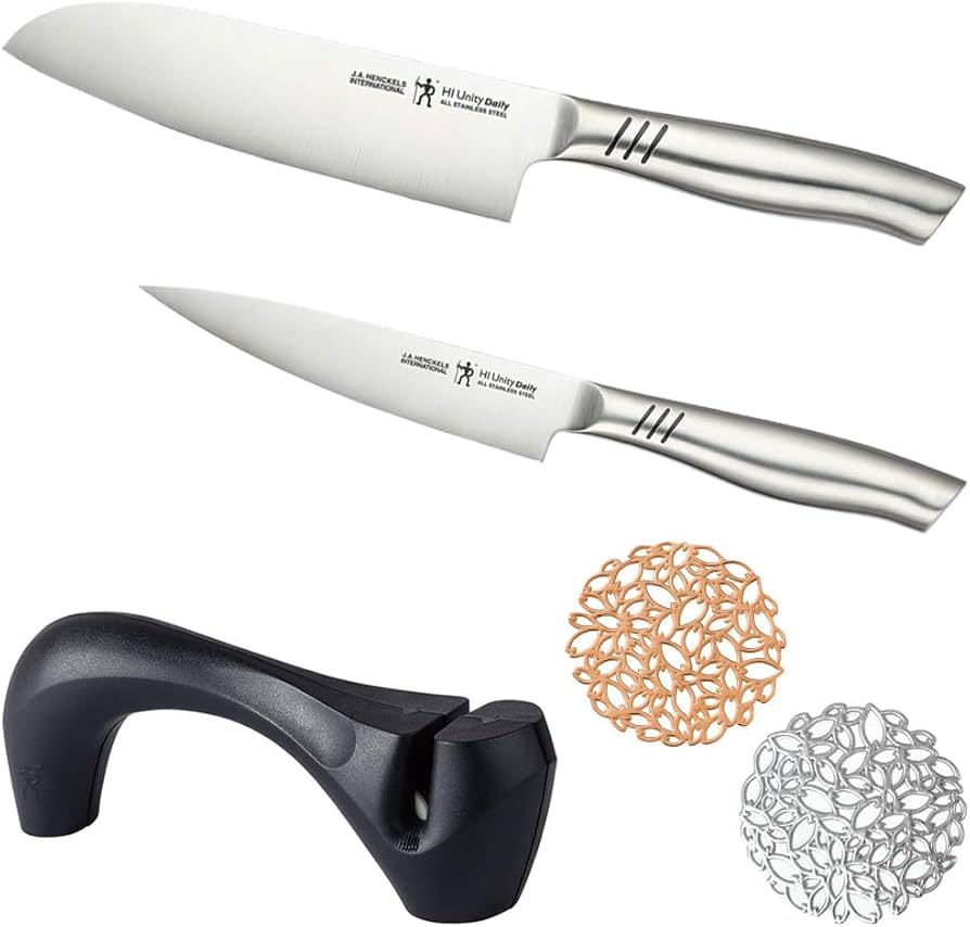 Amazon | Henckels 包丁セット ヘンケルス 三徳包丁 ペティナイフ