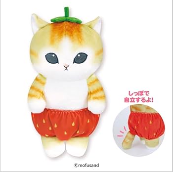 Amazon.co.jp: mofusand モフサンド フルーツ にゃん BIG ぬいぐるみ