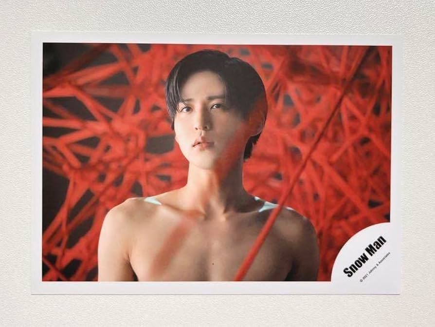 Amazon.co.jp: SnowMan 公式写真 縁-YU?N- オフショ 目黒蓮 アクスタ