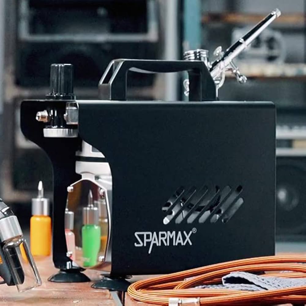 Amazon | POWER-X SPARMAXエアーブラシ用コンプレッサ パワーエックス