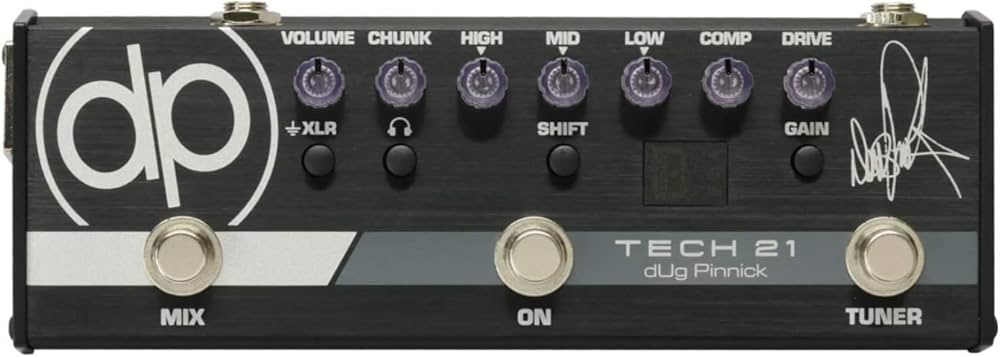 Tech 21 DP-3X dUg Pinnick Signature Bass Pedal : Amazon.co.uk