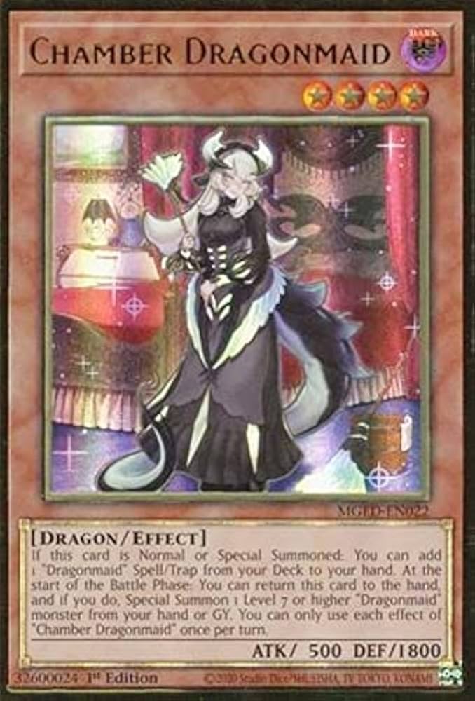 Amazon.co.jp: 遊戯王 MGED-EN022 ドラゴンメイド・チェイム Chamber
