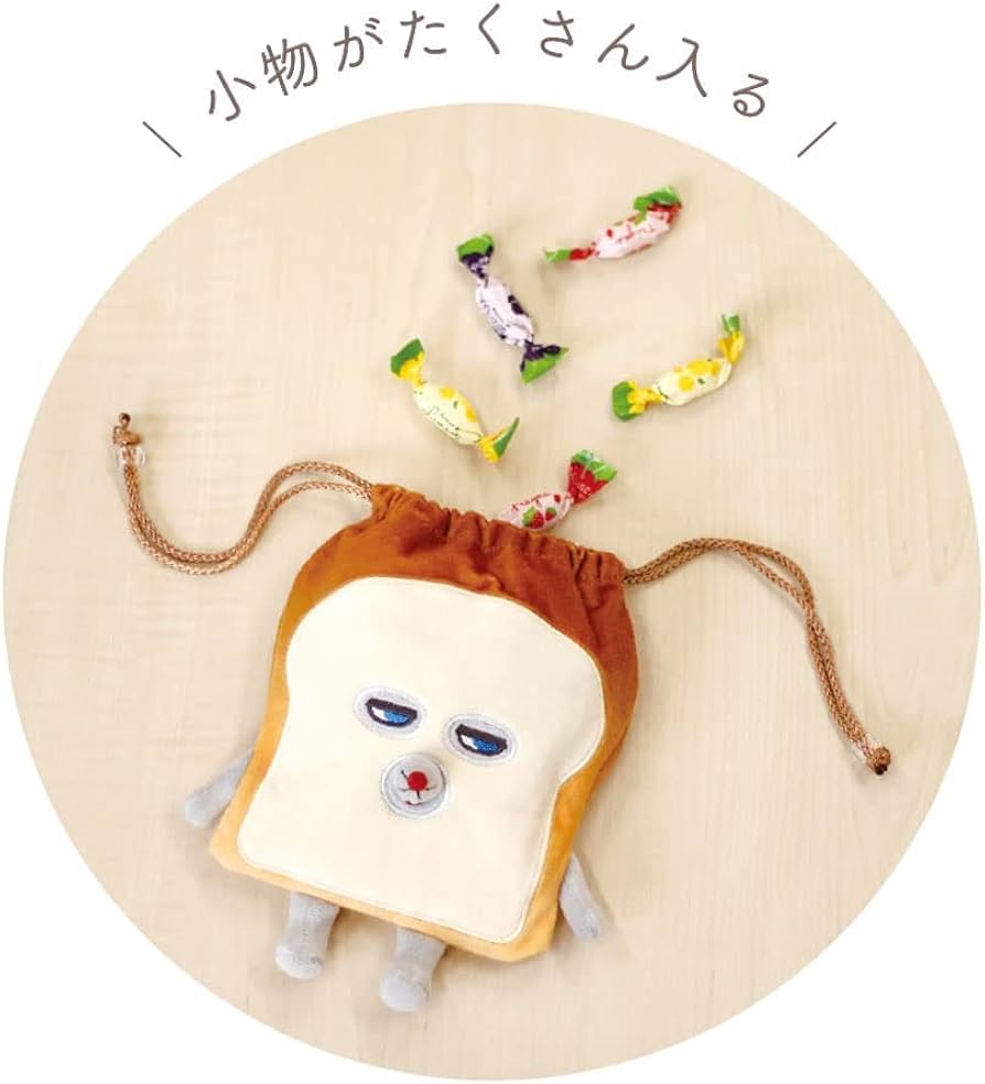 Amazon.co.jp: パンどろぼう ぬいぐるみ巾着 【3種セット】パン