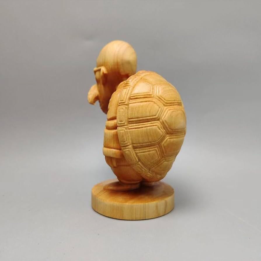 Amazon.co.jp: ミニ 亀仙人 天然木材 フィギュア・コレクタードール