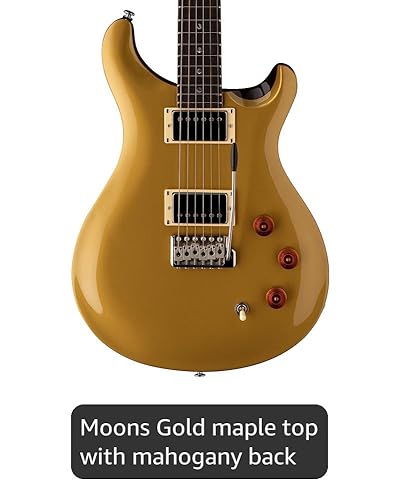 Amazon.com: PRS SE DGT Electric, Moons Gold Top with Gigbag