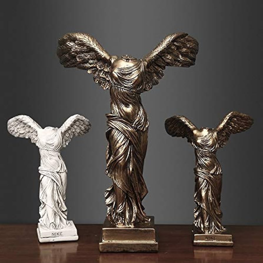 Amazon.co.jp: 銅像 ヨーロッパヴィンテージ抽象彫像樹脂の装飾品家の
