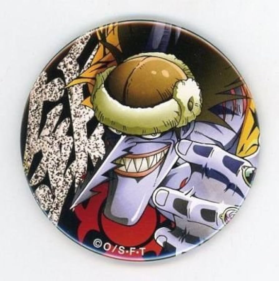 Amazon.co.jp: One Piece Costumed yakara Cans badge red 2 ND Bullet