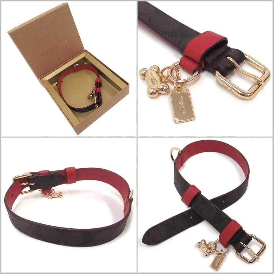 Amazon | コーチ 犬の首輪 COACH アウトレット シグネチャー ペット