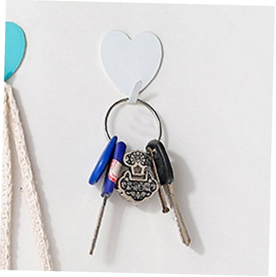 Amazon | 壁フック ハート型装飾フック 自己粘着 高耐久 強力 吊り下げ