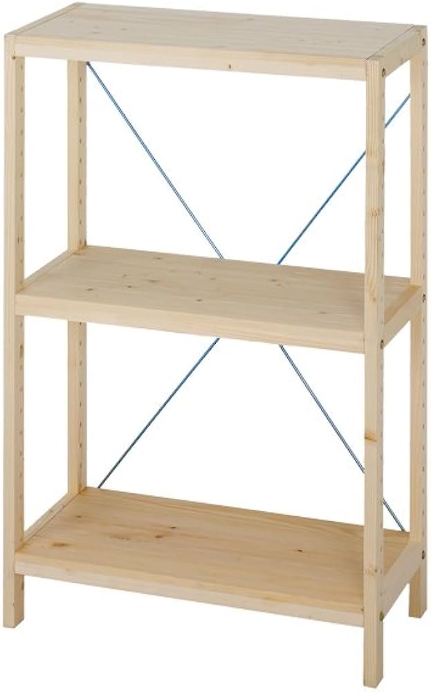 Amazon｜[ドウシシャ]エコノミーラック 天然パインウッドラック WK