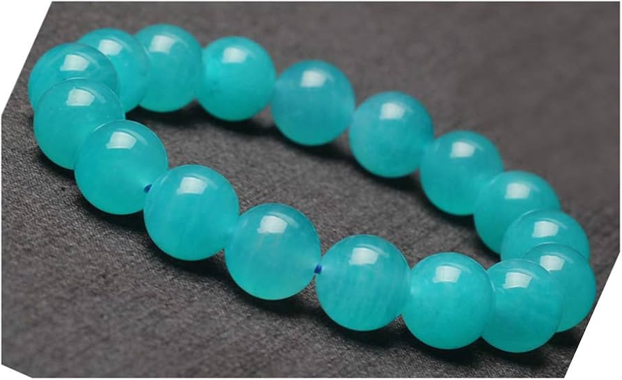 Amazon.co.jp: [EasternStar] アイス アマゾナイト ブレスレット 冰種