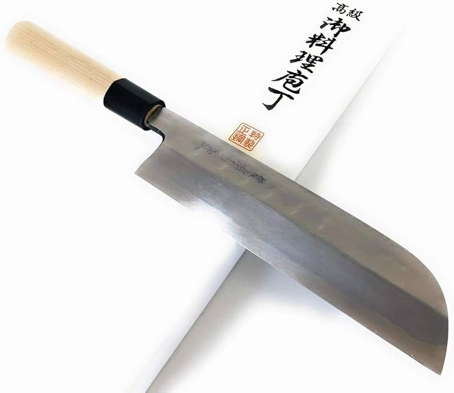 Amazon | 有次 包丁 特製 鎌薄刃 240 mm 白鋼2 築地 ARITSUGU 柄 名