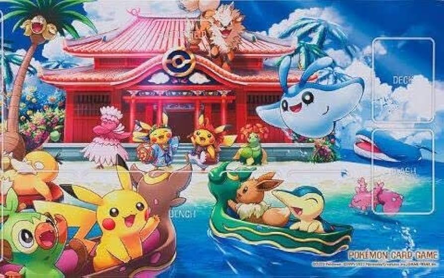Amazon.co.jp: ポケセン オキナワ プレイマット 沖縄サプライ スリーブ