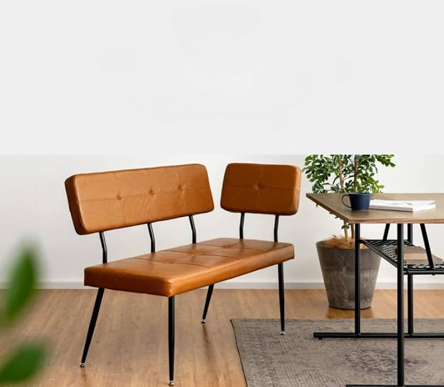 Amazon｜ダイニングベンチ 背もたれ付き ベンチ おしゃれ ダイニング