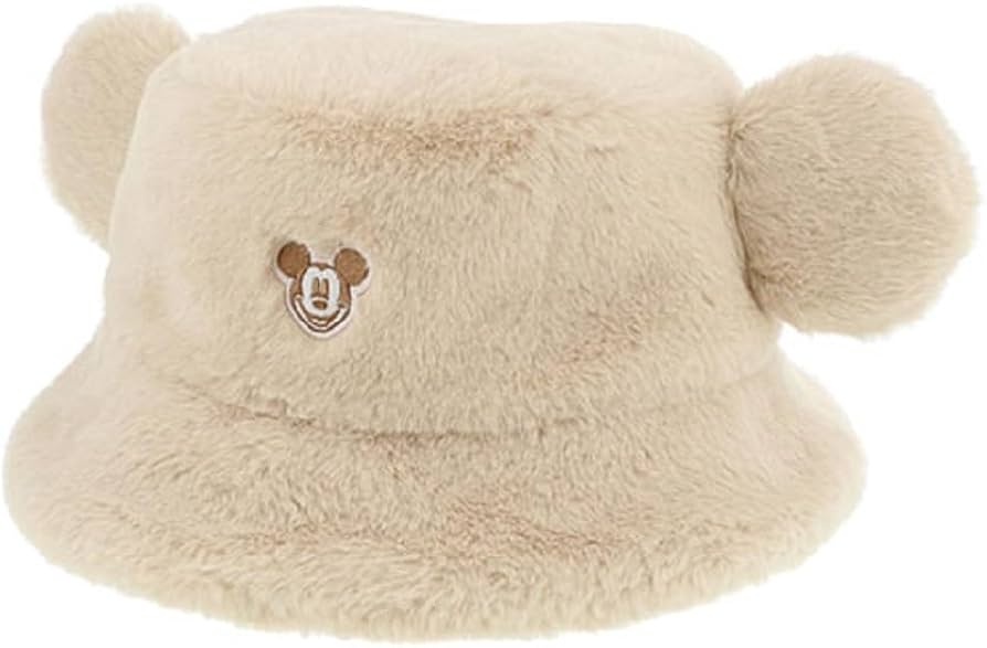 Amazon.co.jp: ミッキーマウス 耳付きハット(ベージュ) 【東京