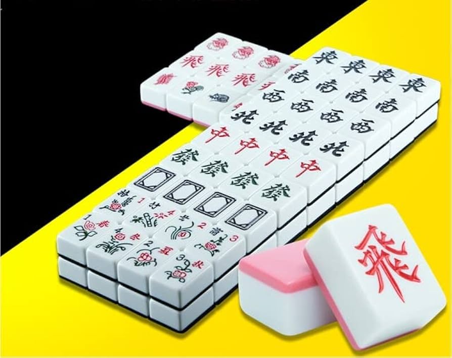 Amazon.co.jp: 麻雀牌 中国 麻雀セット マレーシア麻雀 84 ピース 3 人