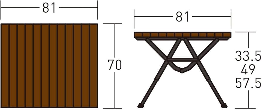 Amazon | ogawa(オガワ) アウトドア キャンプ テーブル 3 High&Low