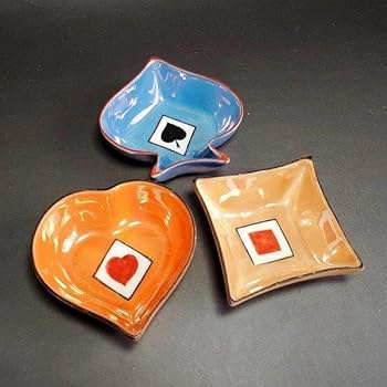 Amazon.co.jp: 初期オールドノリタケ メープルリーフ印 トランプ柄