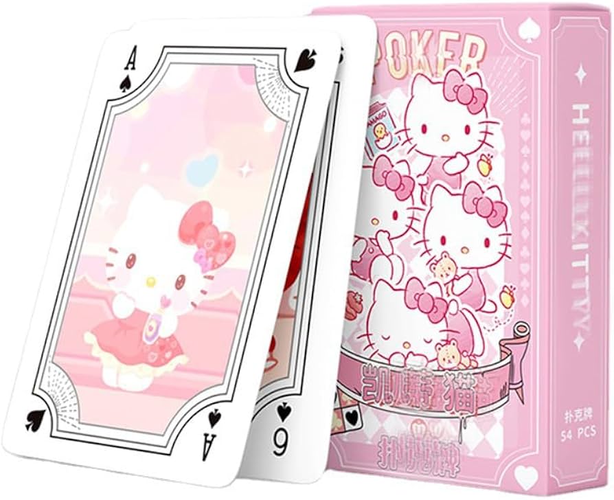 Amazon | キティちゃん トランプ 54枚入 ポーカーカード キティ