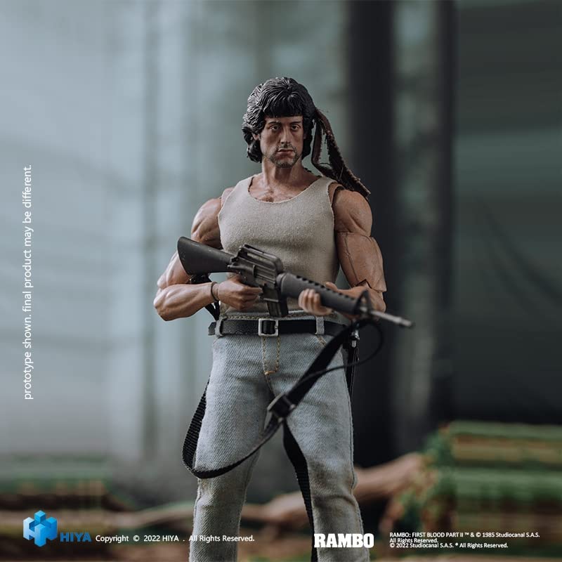 Amazon.co.jp: [Tbmodel] HIYA 1/12フィギュア用 Rambo ランボー 素体