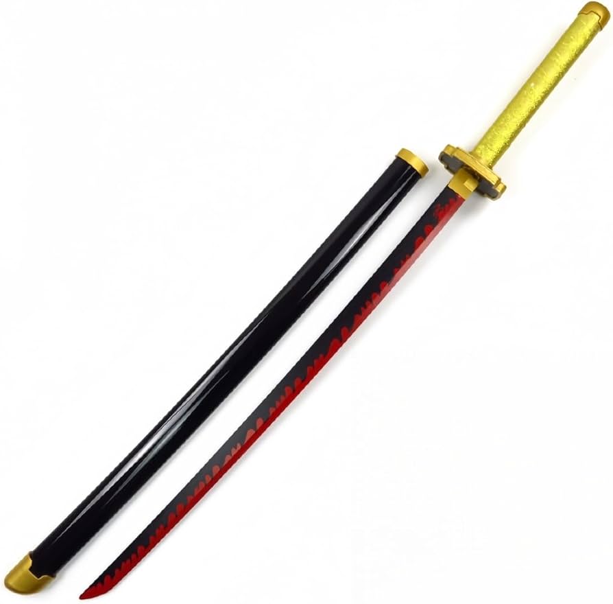 Amazon.co.jp: 鬼滅の刃 日輪刀 ABS 長さ:104CM 鬼殺隊 完成度高い