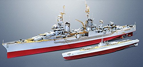 Academy USS Indianapolis (CA-35) & IJN I-58 Submarine Premium