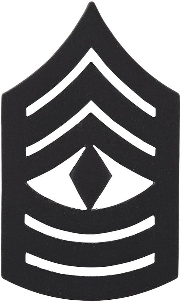 Amazon.com: United States Marine Corps (USMC) black metal 1st SGT
