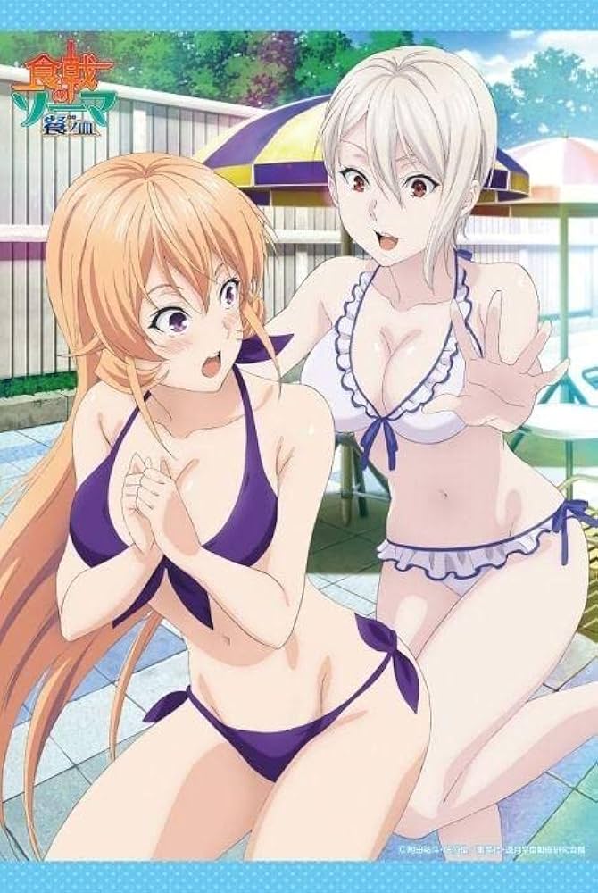 Amazon.co.jp: 食戟のソーマ 薙切えりな 薙切アリス B2タペストリー 2