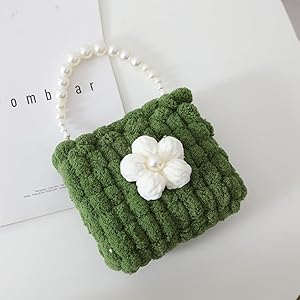 Amazon | [SINGLE MANY] ハンドバッグ ニットバッグ 手提げバッグ